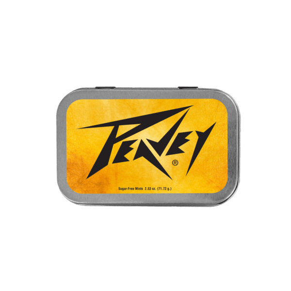 3 3/4" x 2 3/8" Large Rectangular Hinged Tin with Mints 22