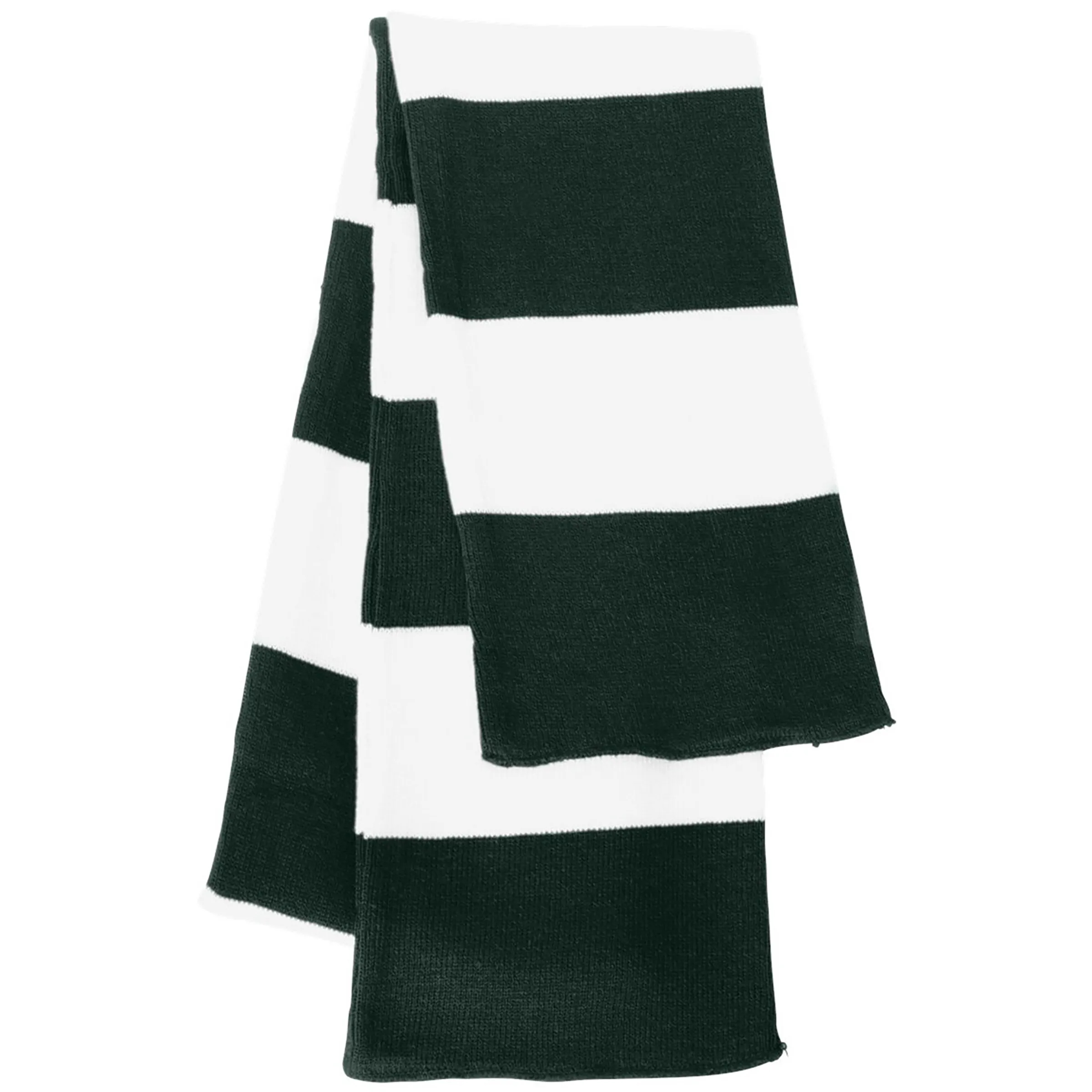 SPORTSMAN RUGBY-STRIPED KNIT SCARF 25