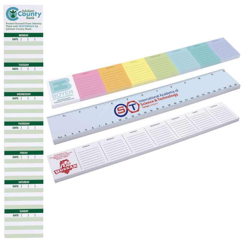 Souvenir® Sticky Note™ 12" X 2" Pad, 25 sheet 11