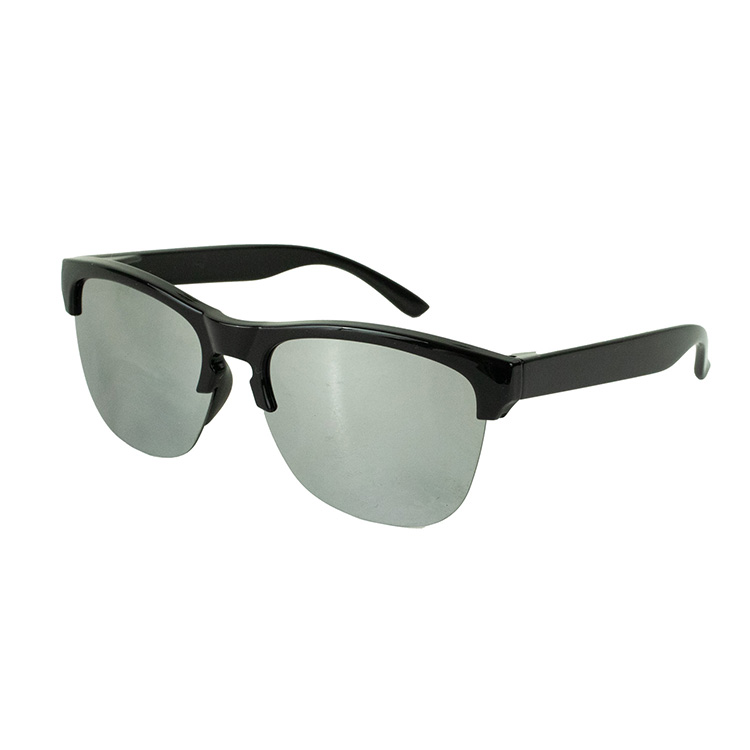 "CAMBRIA" Recycled Half Frame Reflective Sunglasses 10