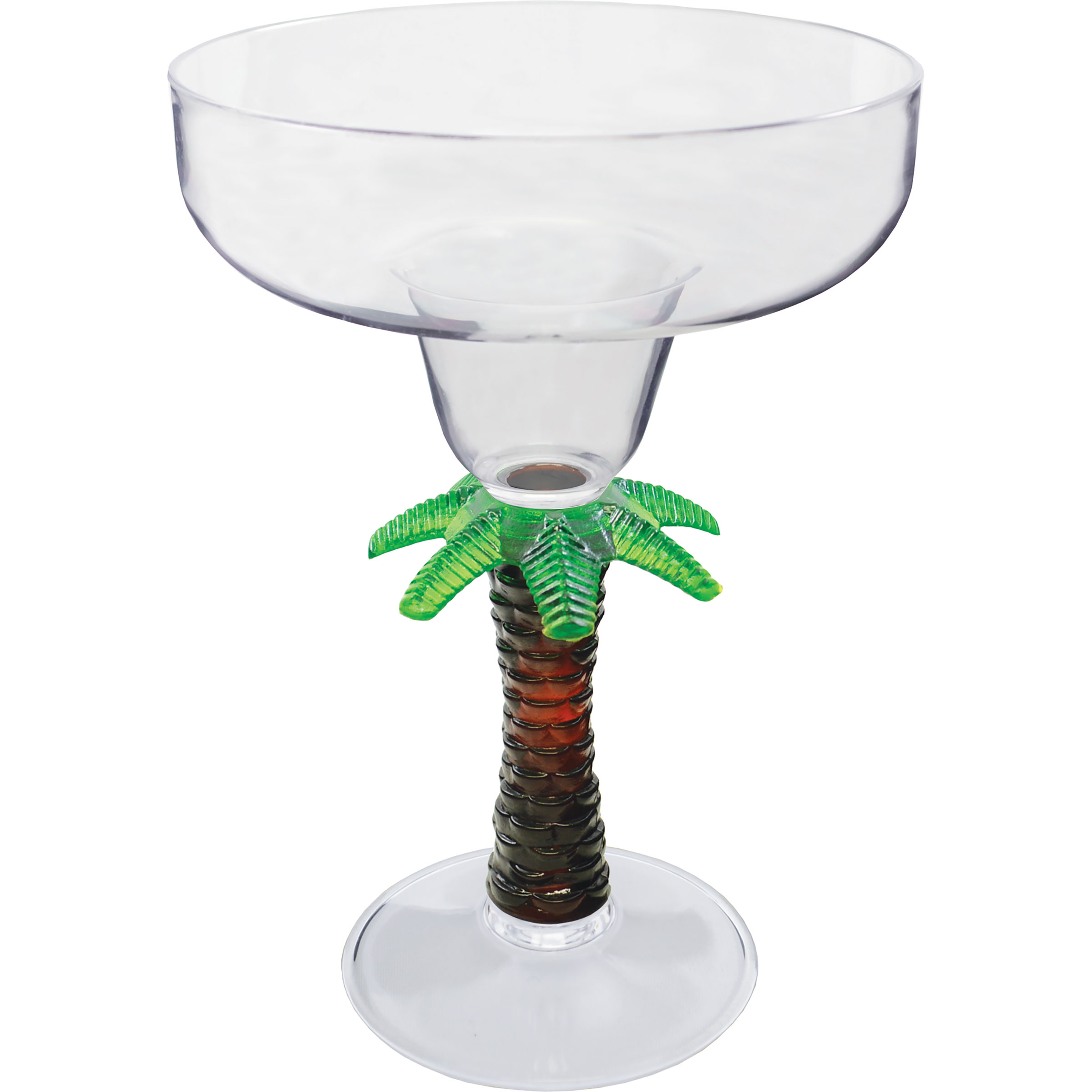 12oz Novelty Stem Plastic Margarita Glass 3