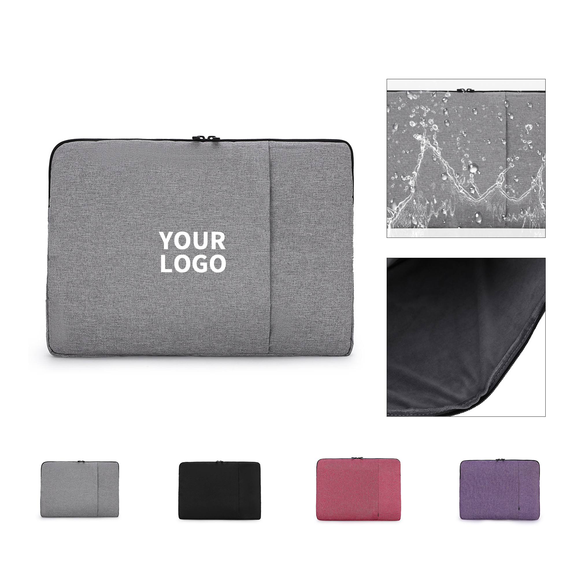 Laptop Sleeve Bag 16.6 x 12.3 x 1.2" 3