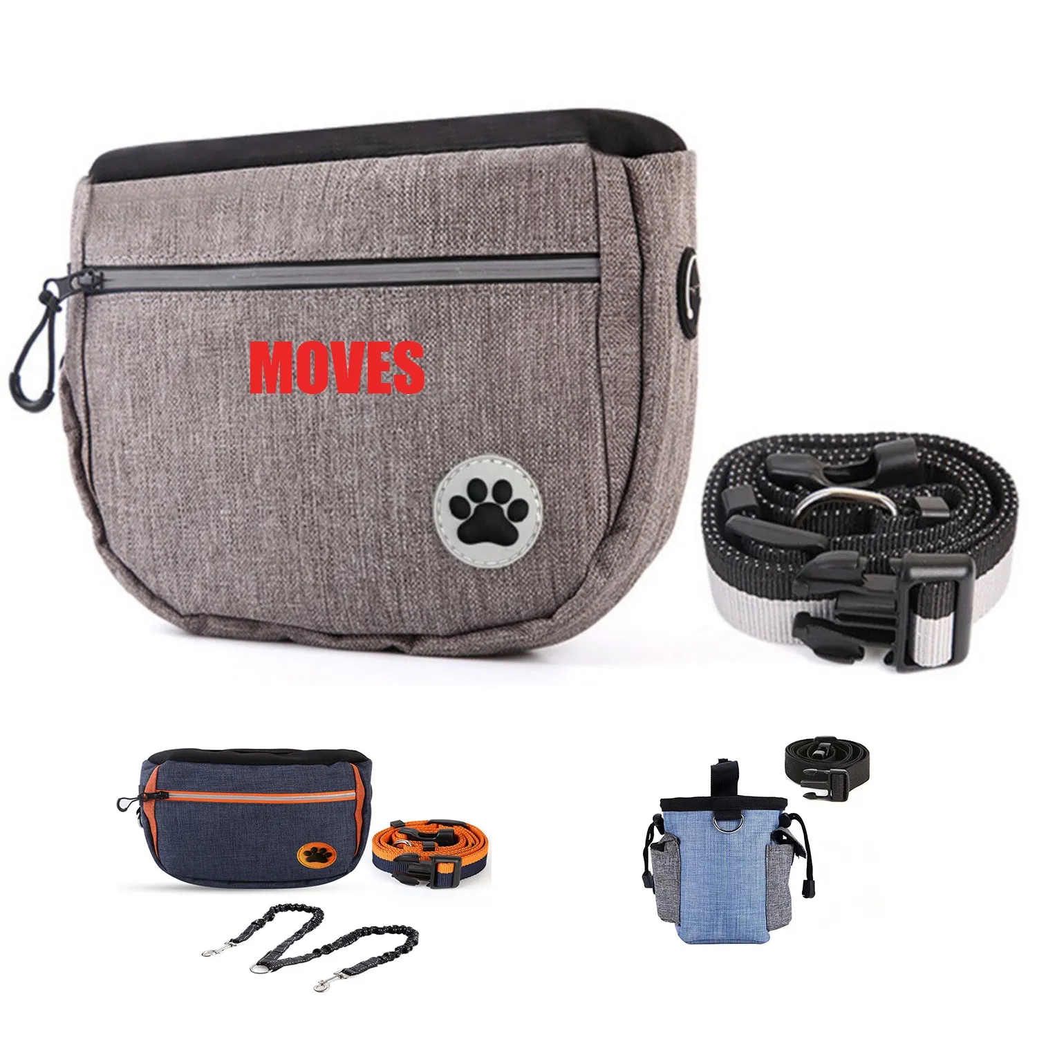 Dog Treats Bag with Adjustable Waist Belt 12