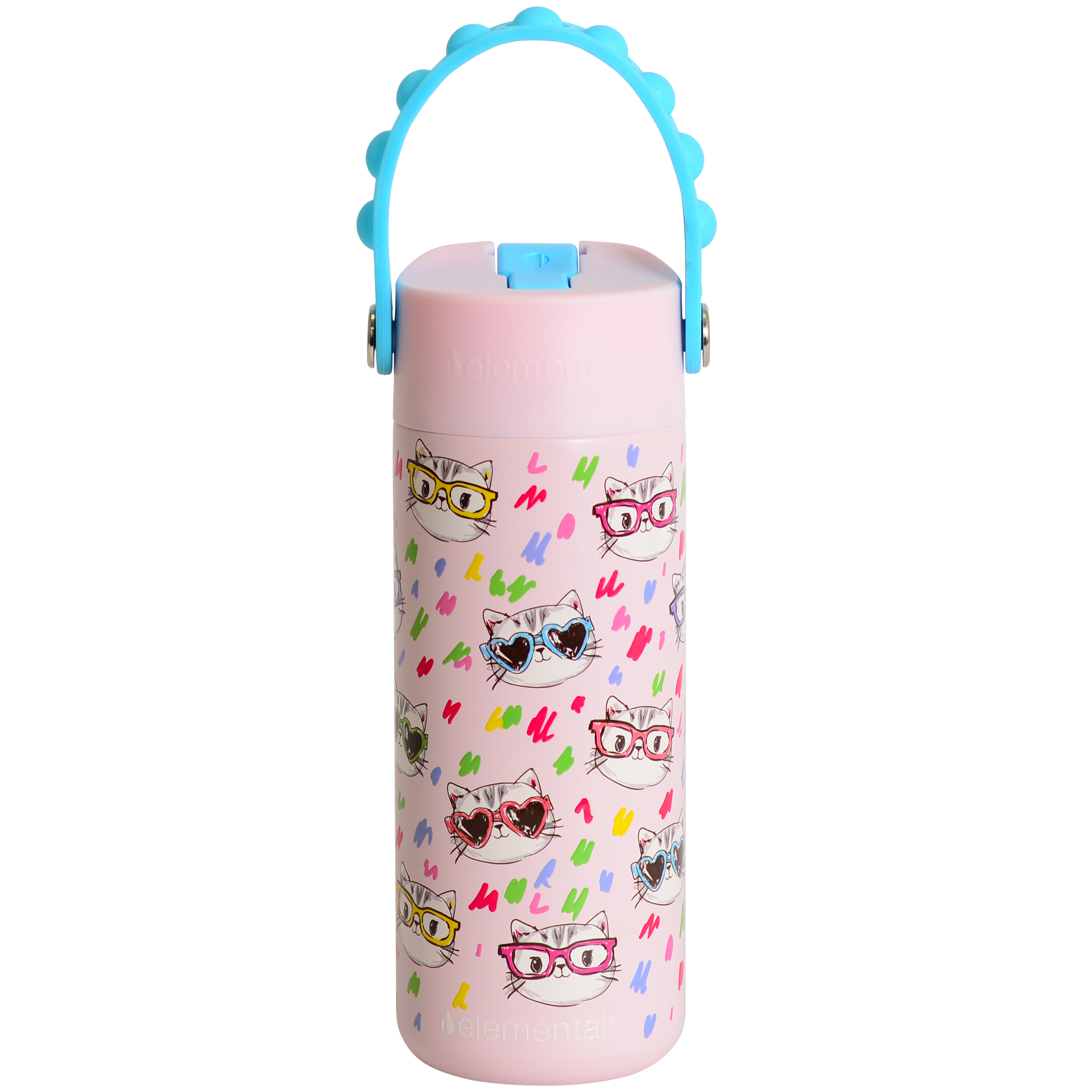 Elemental® Core Series 18oz Pop Fidget Stainless Steel Water Bottle - Vacuum Insulated - BPA-Free 29