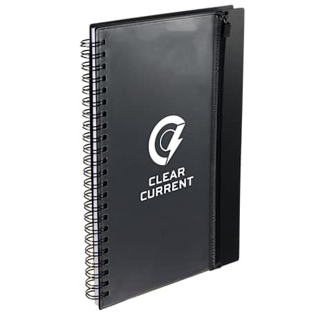 5.5" x 8.5" Spiral Notebook with Clear Pocket 48