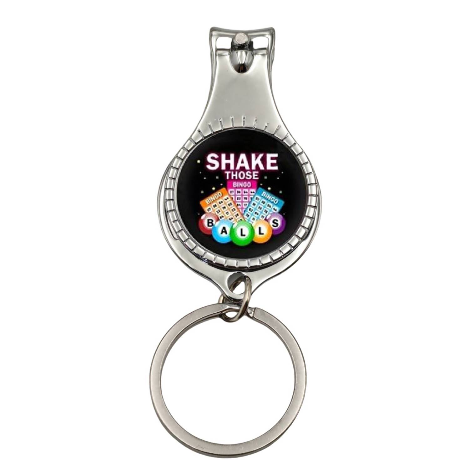 Multifunctional Retro Keychain with Opener & Nail Clipper 2