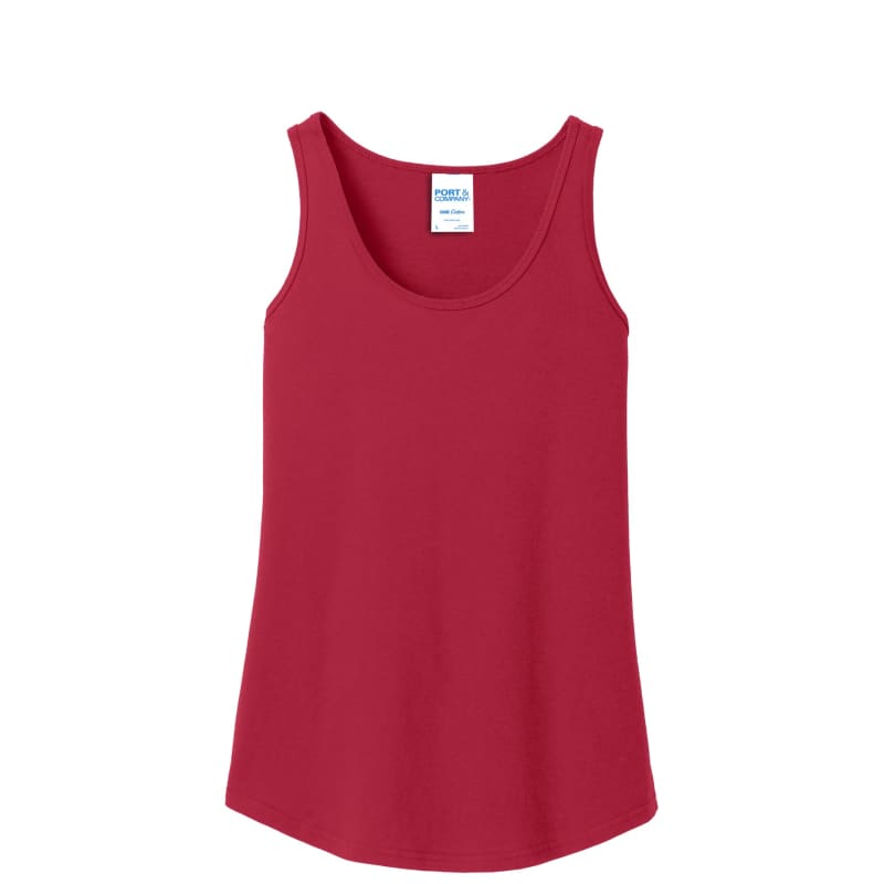 Port & Company Women's Core Cotton Tank Top. 10