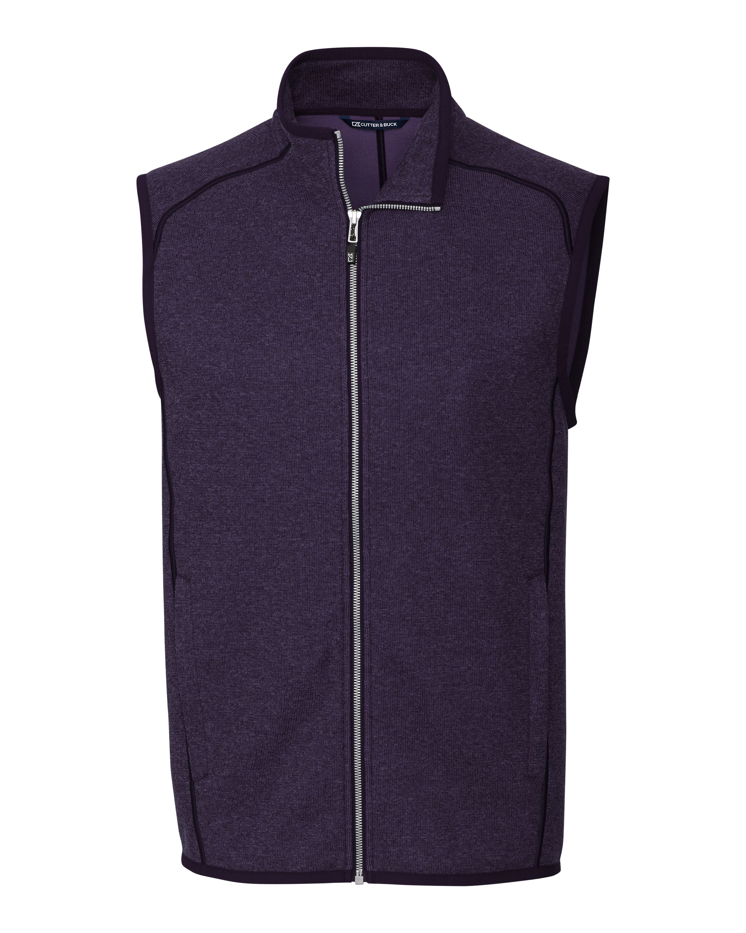 Cutter & Buck Mainsail Sweater-Knit Mens Full Zip Vest 51