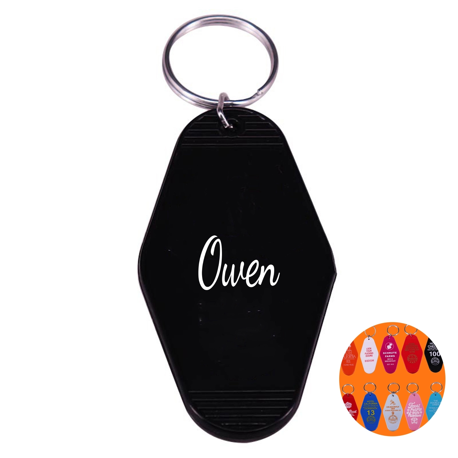 Plastic Hotel Keychain 2