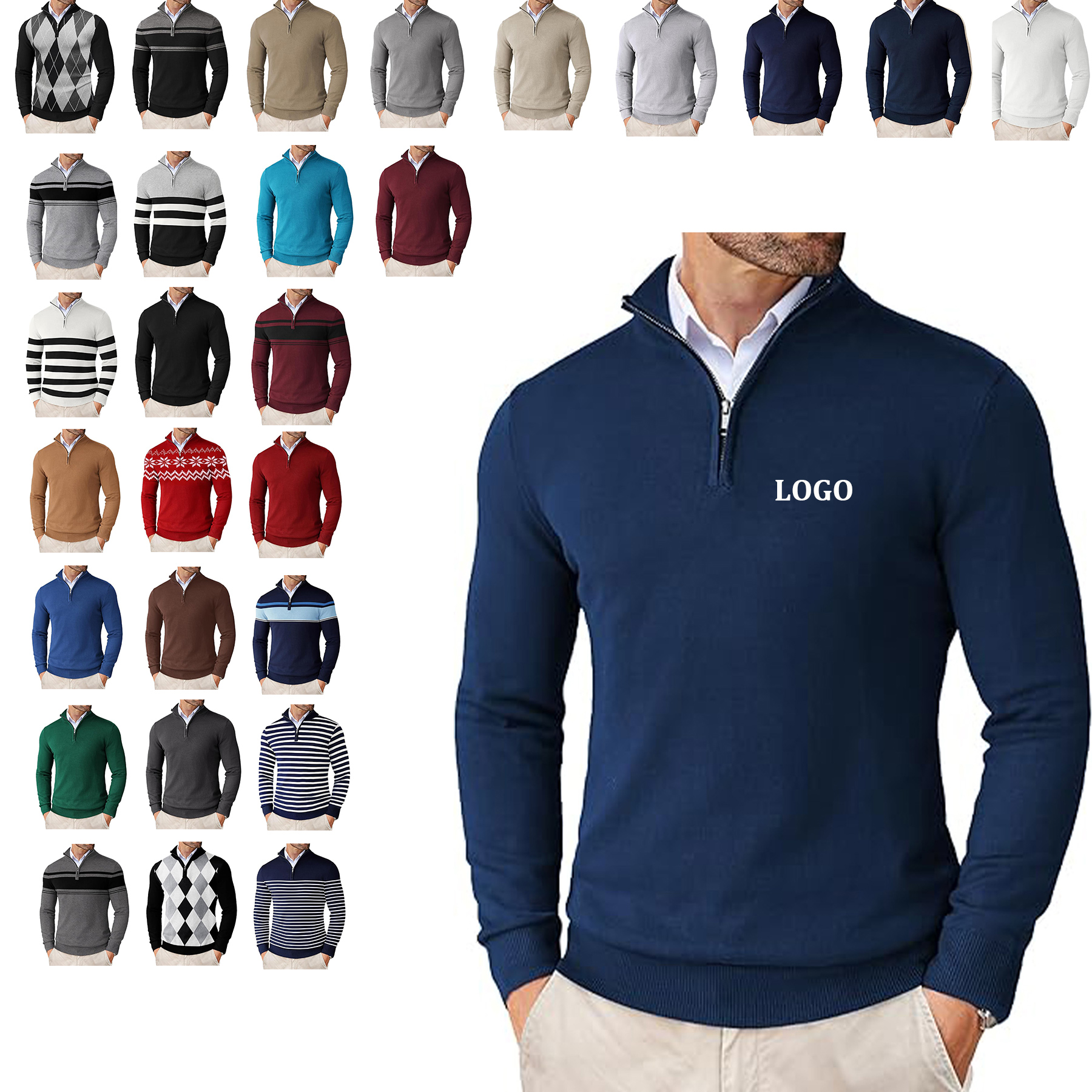 Casual Pullover Sweater, custom hoodie or sweatshirt with logo imprint 7