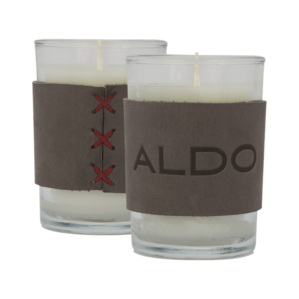 Harper 8 oz. Leather Wrapped Candle 11