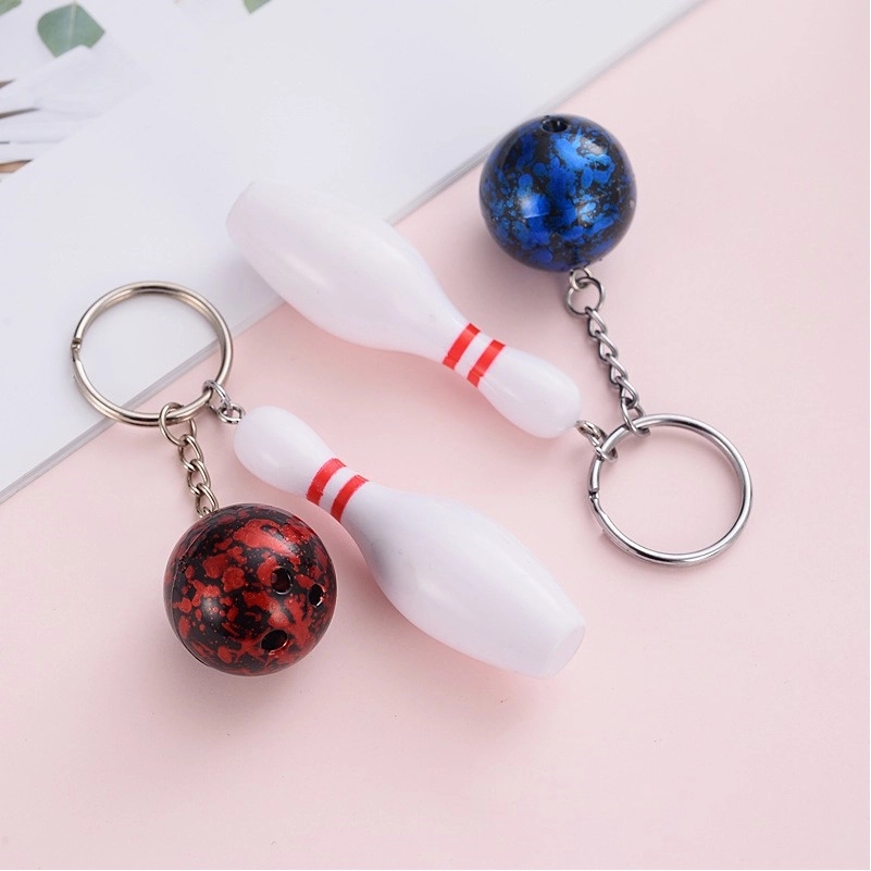 2 in 1 Bowling Metal Keychain 2