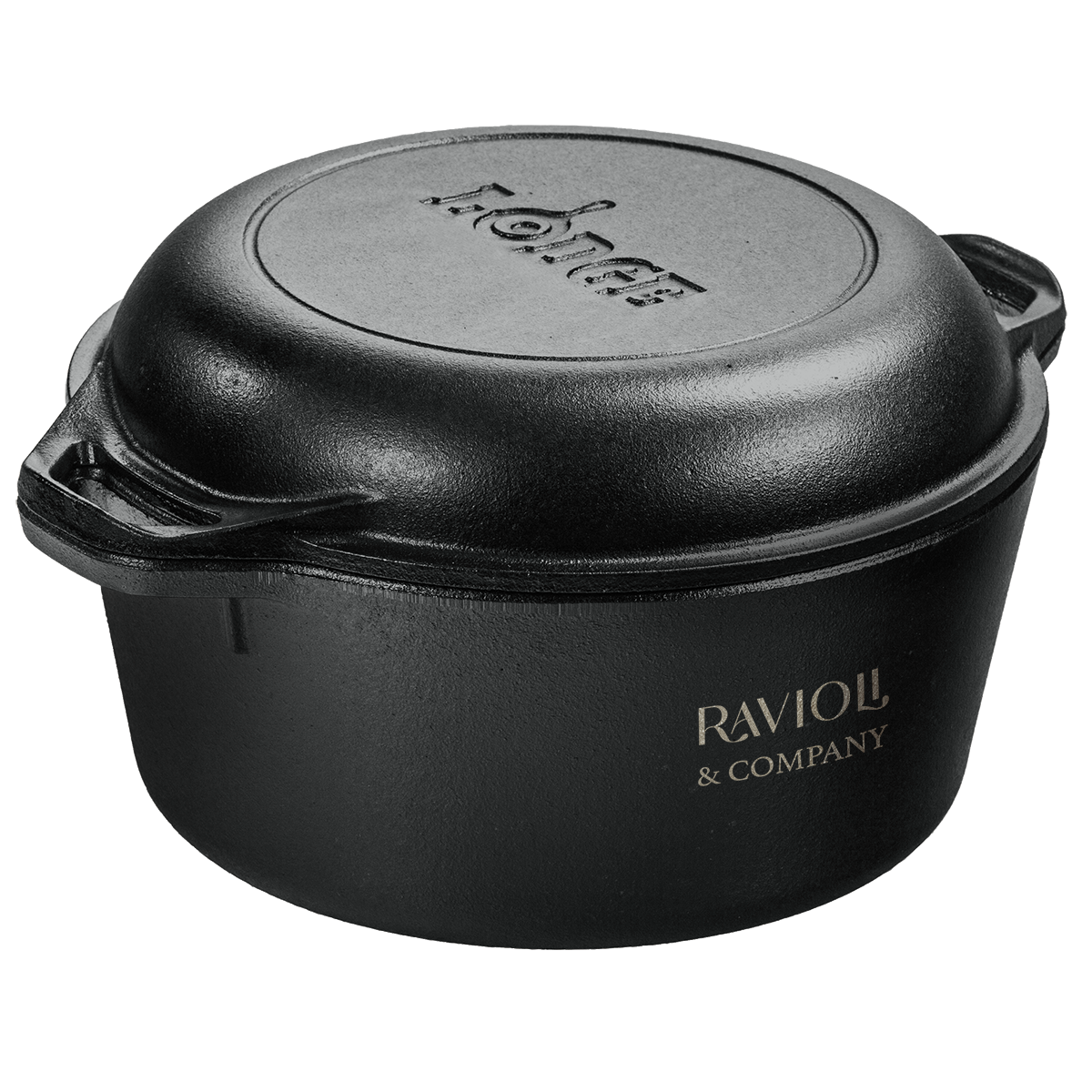 Lodge® 5 Qt Cast Iron Double Dutch Oven 3