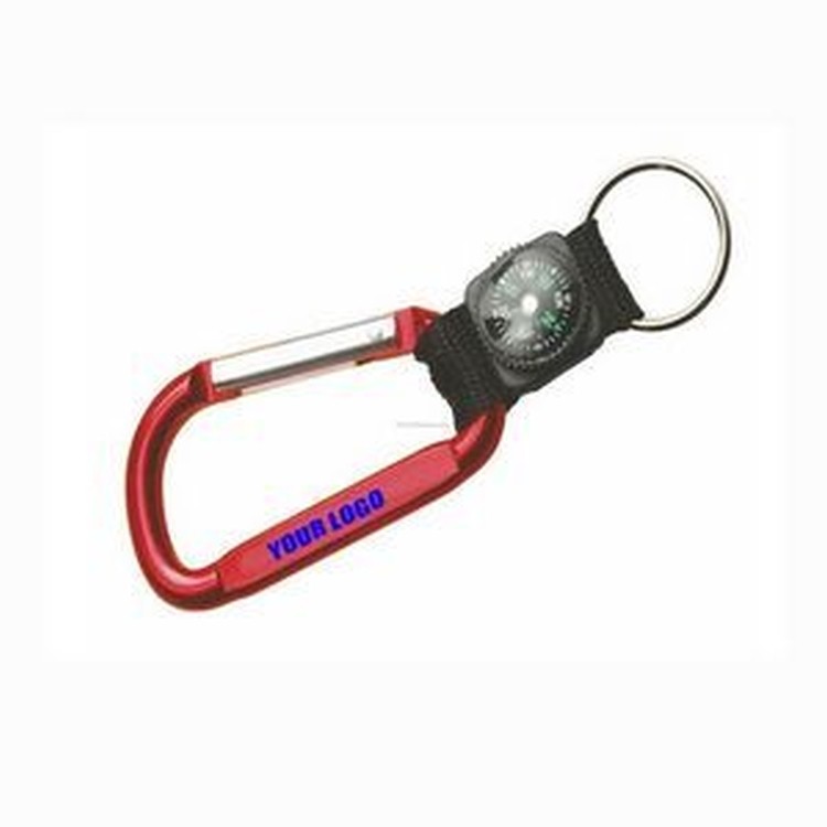Carabiner w/ Strap & Split Ring 2