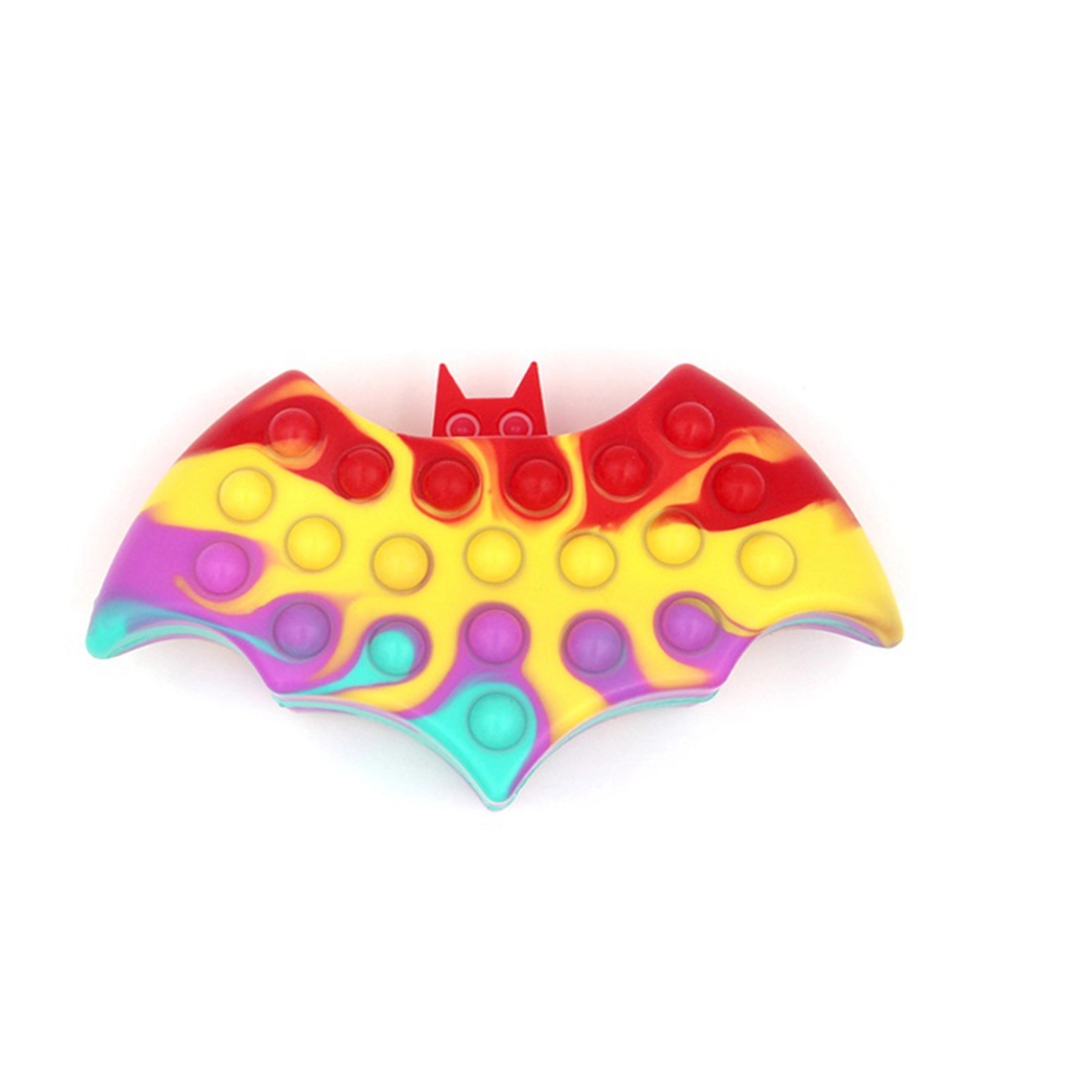 Bat Shaped Silicone Push Pop Bubble Ball Toy 4