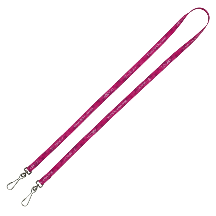 "CULVER" 3/4" Width Dual Attachment Silkscreen Polyester Lanyard 8