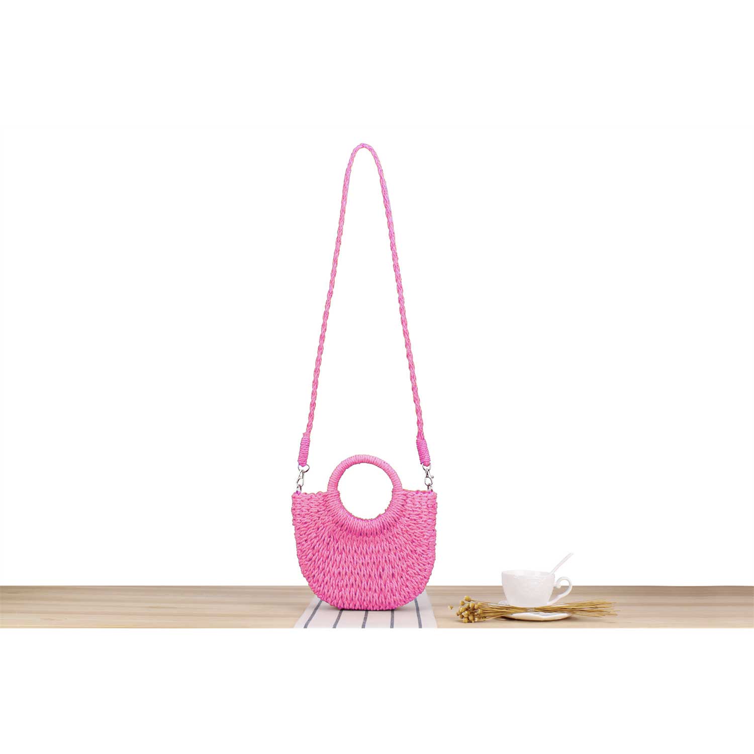 Seaside Woven Hobo – Boho Beach Sling Bag 4