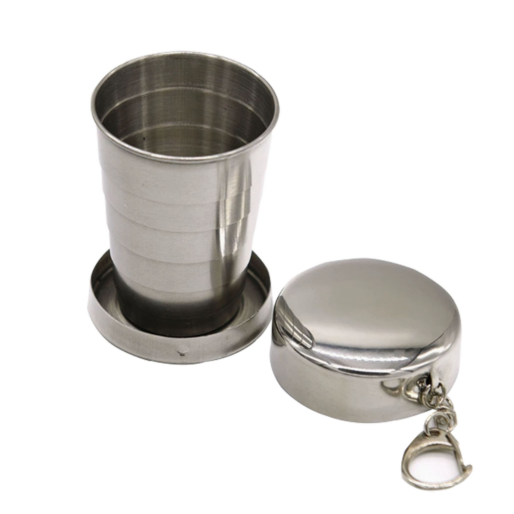 Stainless Steel Collapsible Cup Portable Metal Cups 2