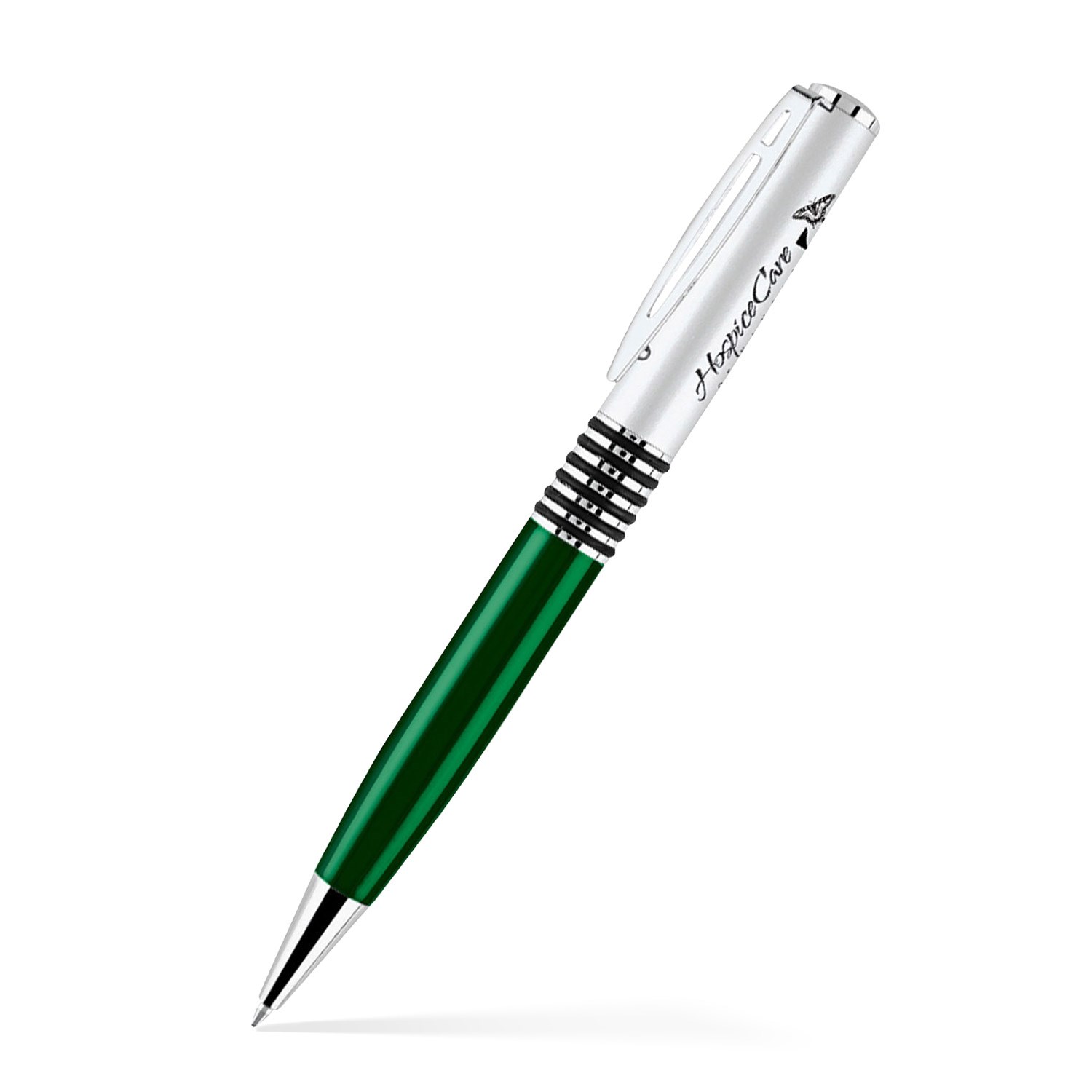 Satin Chrome Ballpoint Twist Metal Pen 4