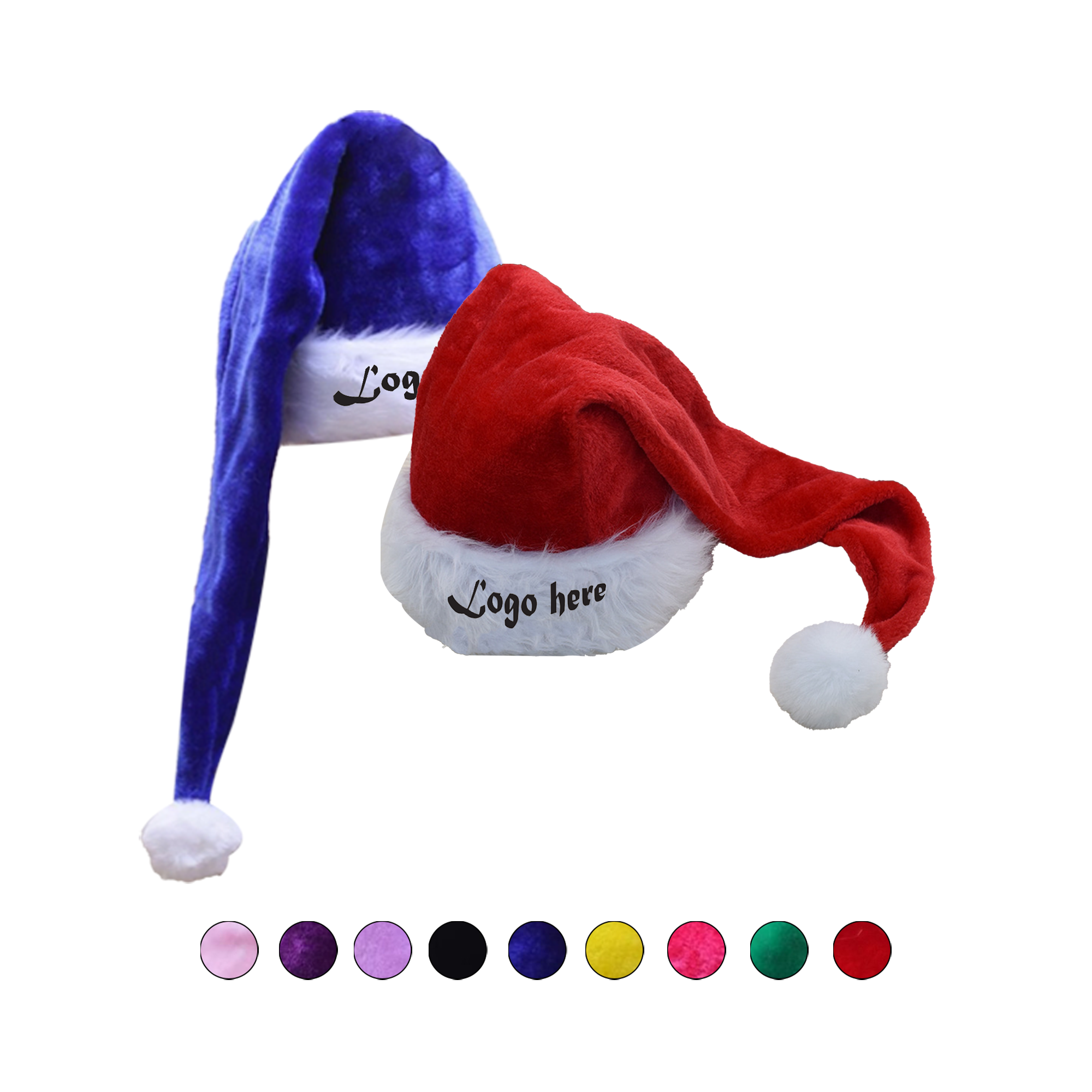 Extended Length Santa Claus Hat MOQ 50PCS 2
