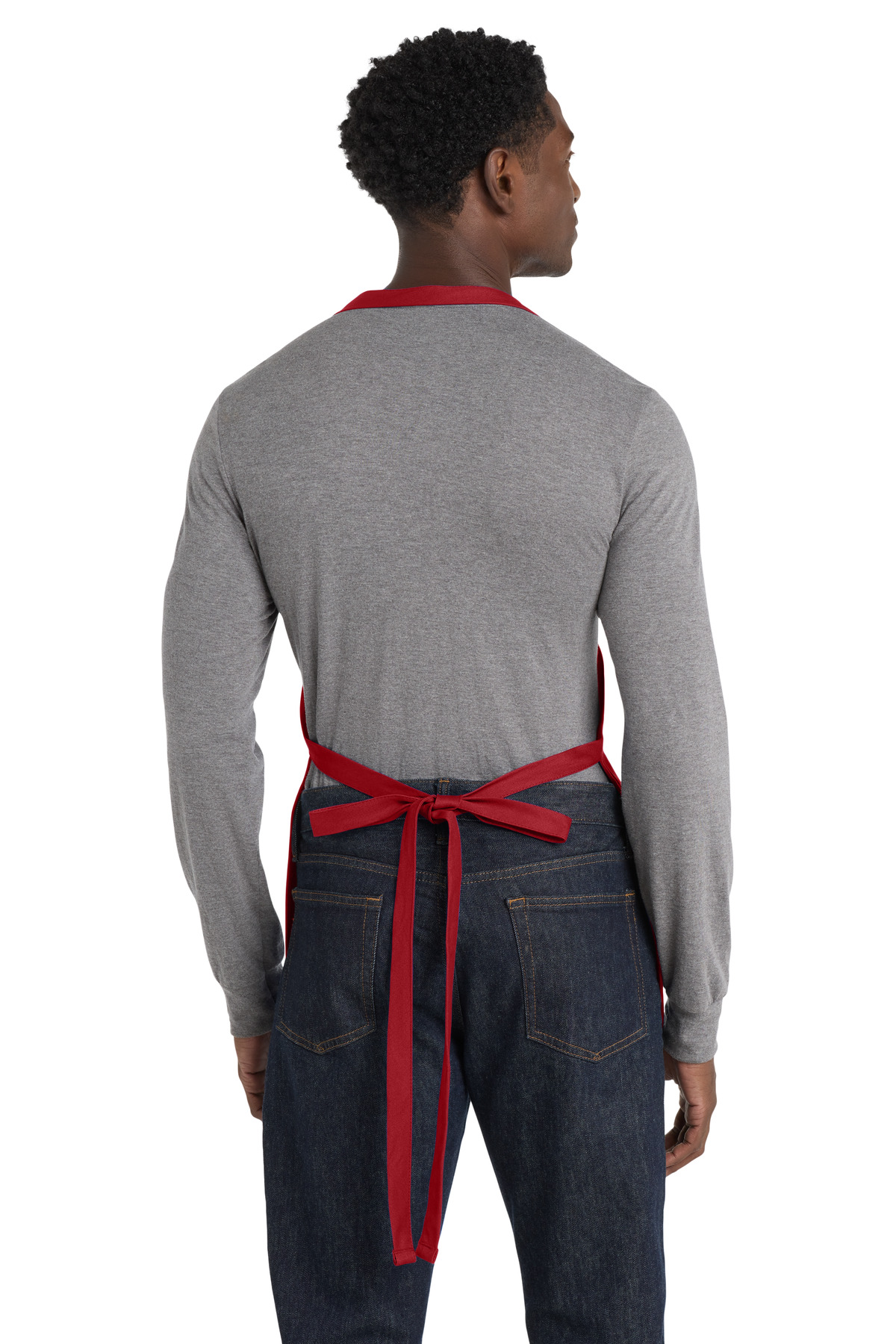 Port Authority Medium-Length Apron with Pouch Pockets. A510 37