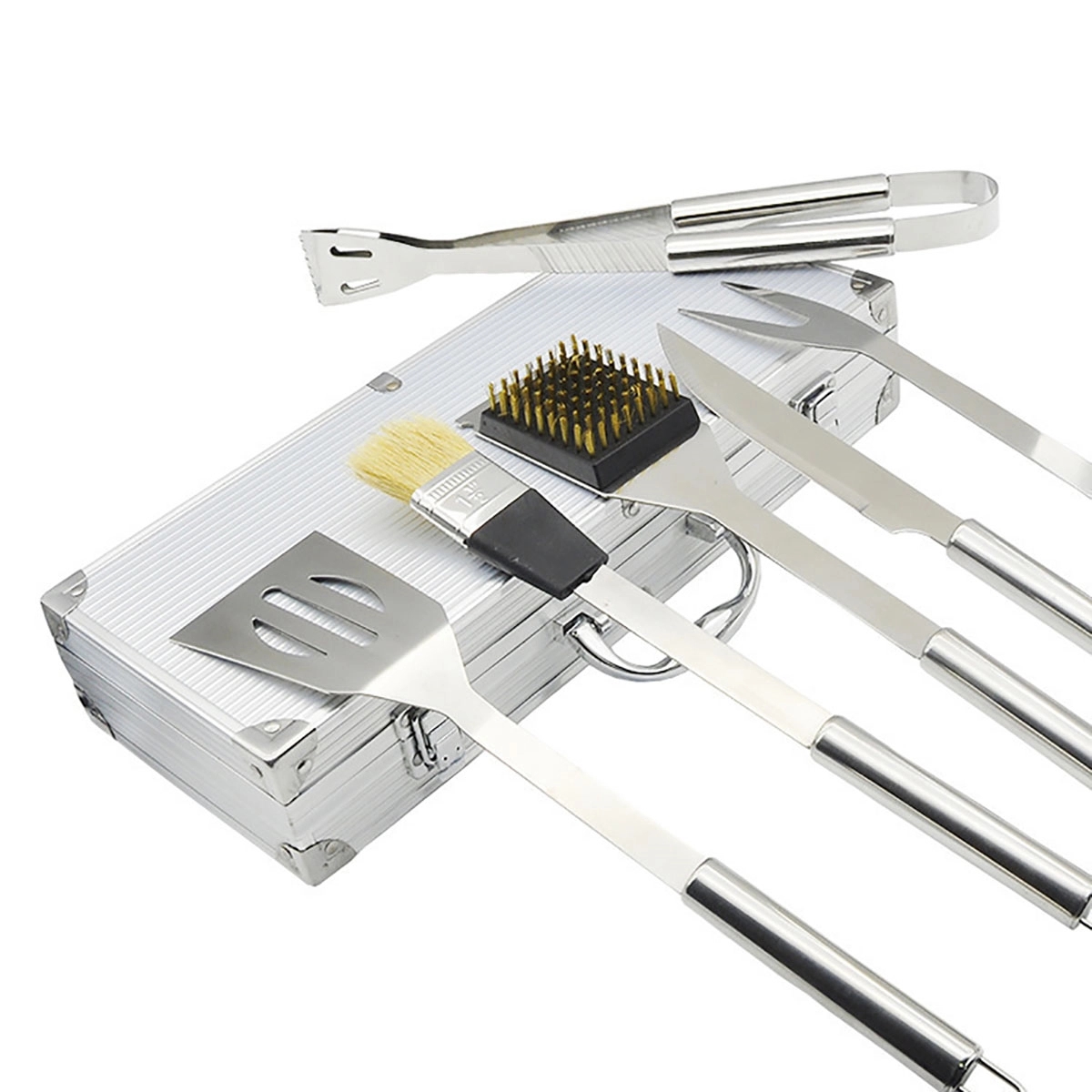 Bbq Stainless Steel Grilling 6 Pcs Set 4