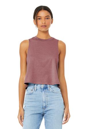 BELLA+CANVAS Women's Racerback Cropped Tank. BC6682 62