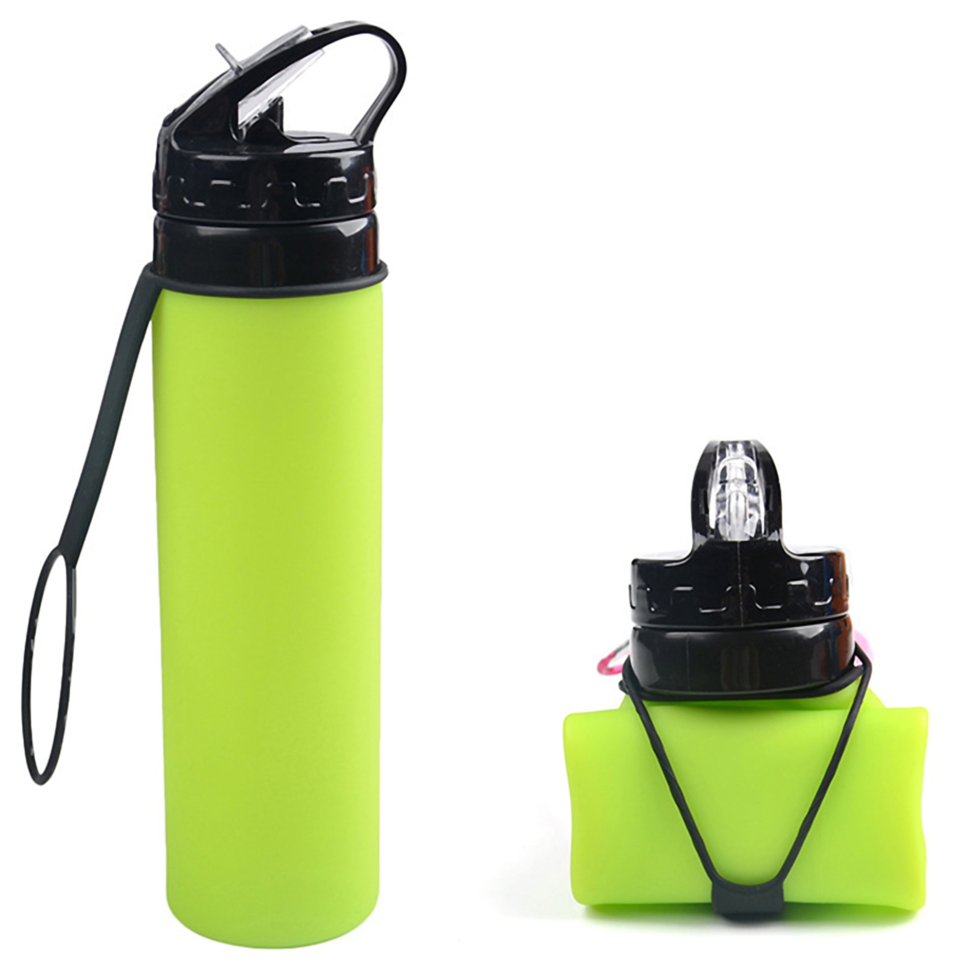 20 Oz. Silicone Foldable Sports Bottle 2