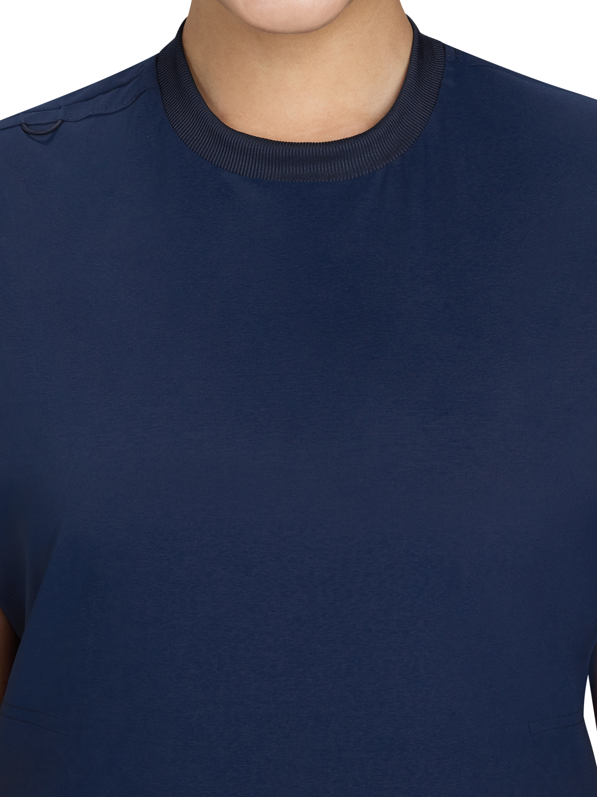 Basics - Women's Two-Pocket Round Neck Scrub Top 8