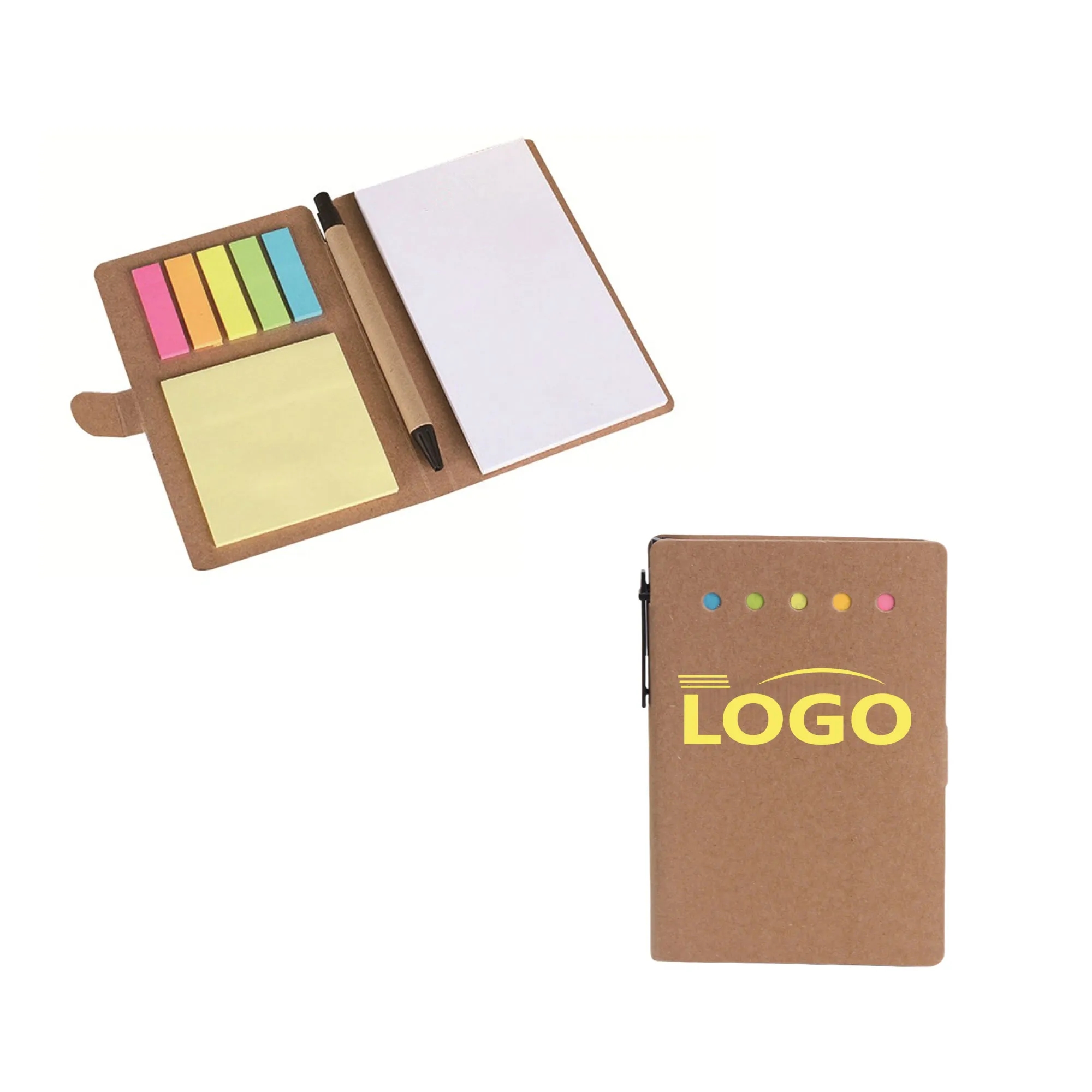 2-In-1 Sticky Notes And Notepad