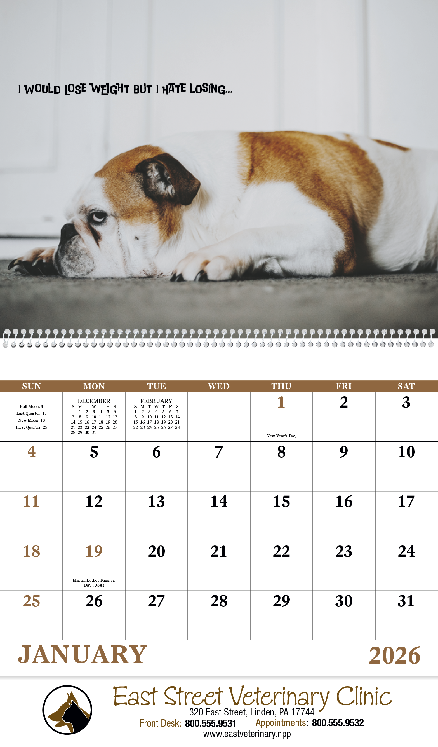 Good Value™ Pets with Attitude - Spiral Calendar 5