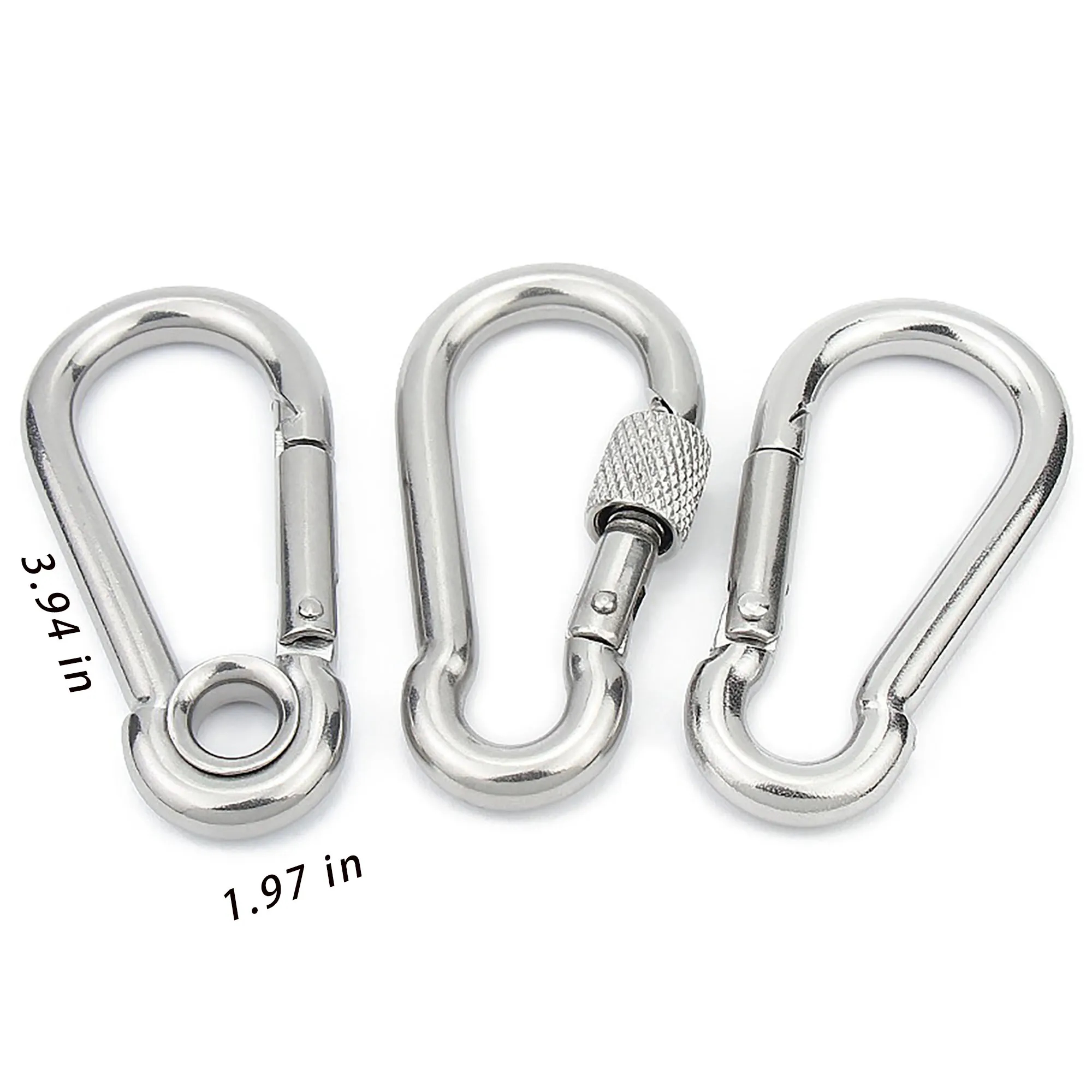 Heavy-Duty Steel Carabiner for Outdoor  With Logo For Climb