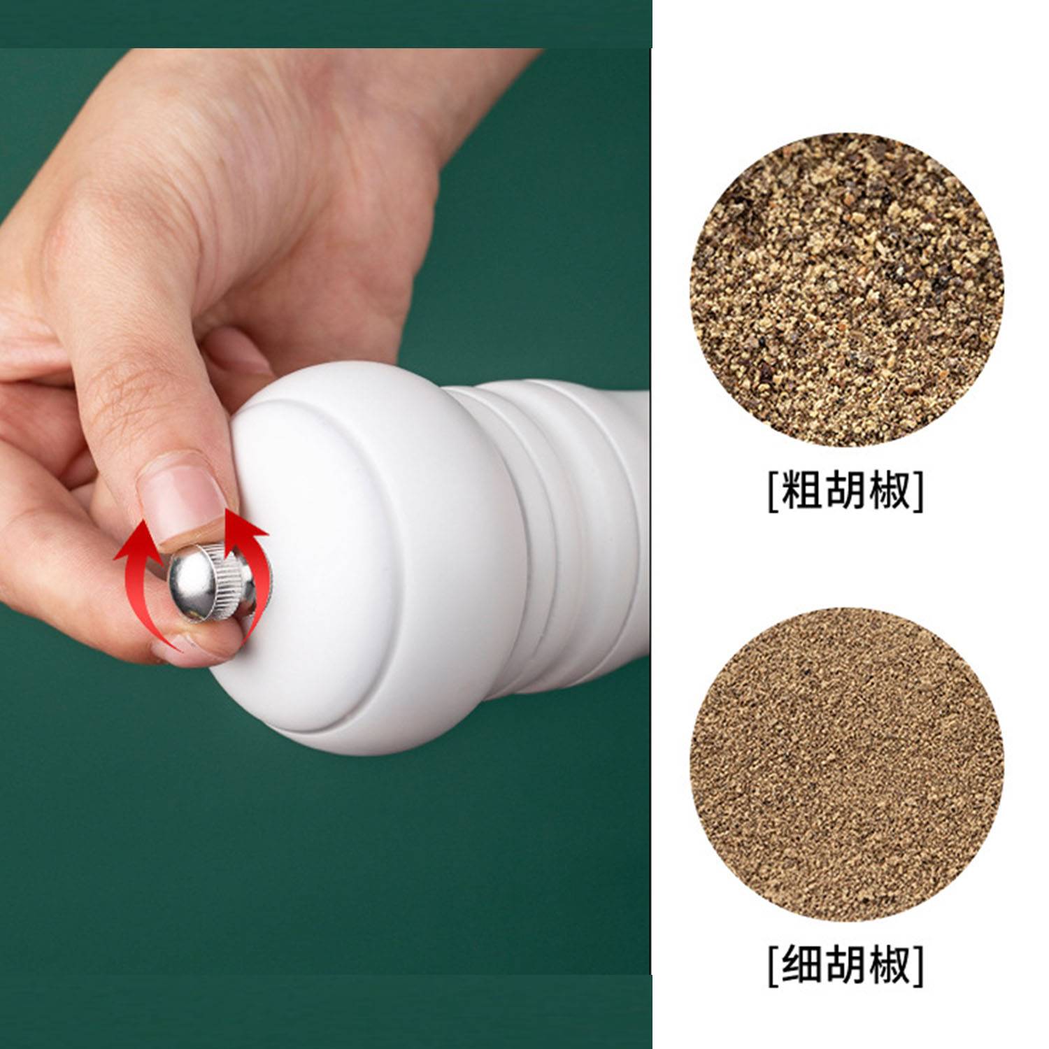 Salt Pepper Grinder Set 6