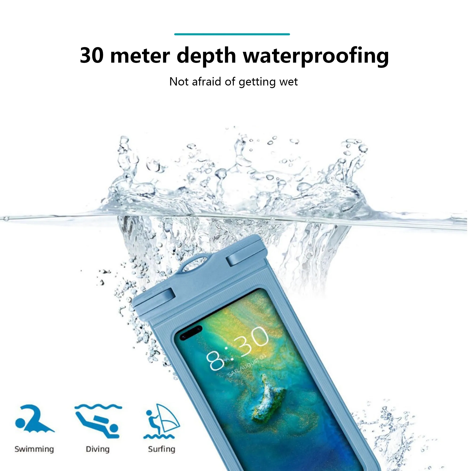 Touchscreen Mobile Phone Waterproof Bag 8