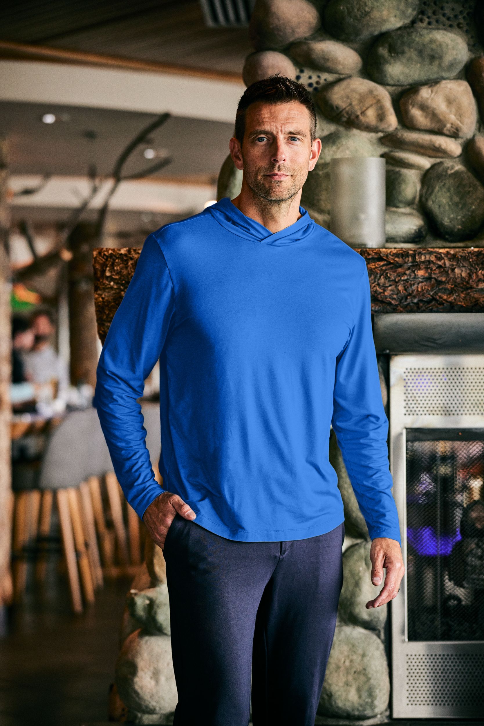 Cutter & Buck Coastline Recycled Double Peached Mens Hooded Pullover 82