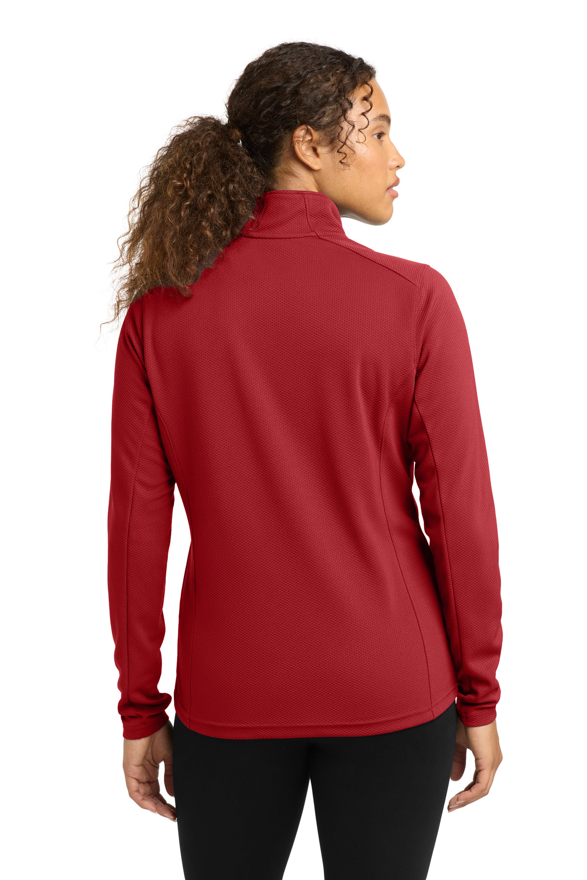 Sport-Tek Women's Sport-Wick Textured 1/4-Zip Pullover. LST860 12