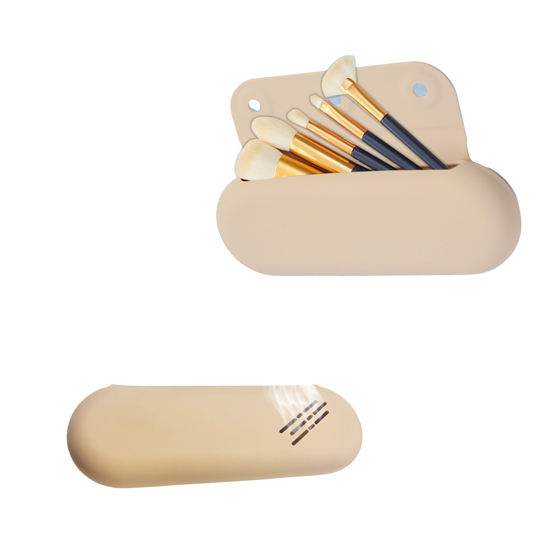 Magnetic - Closure Silicone Makeup Brush Holder 6