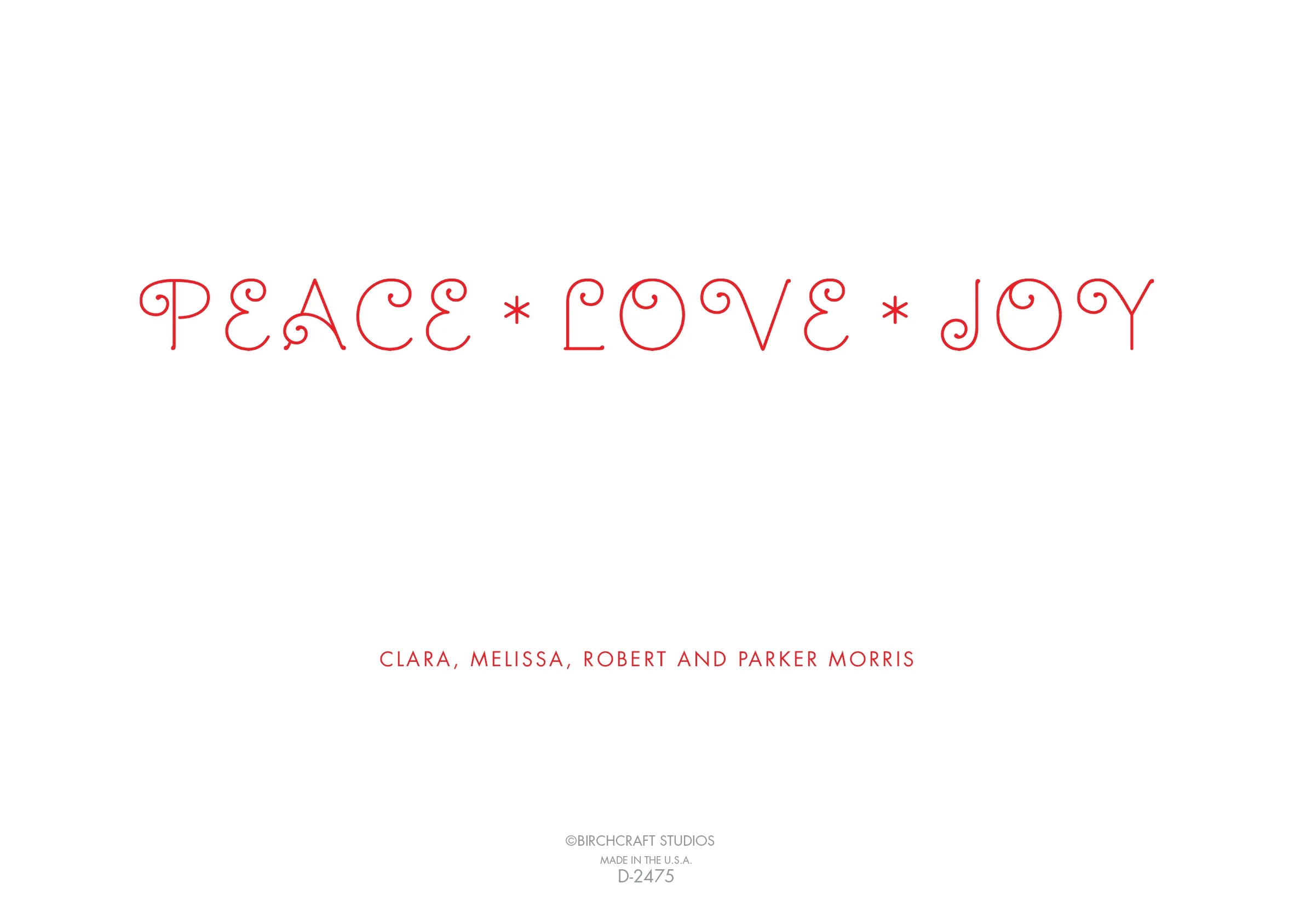 Our Merry Little Family Holiday Photo Card 2