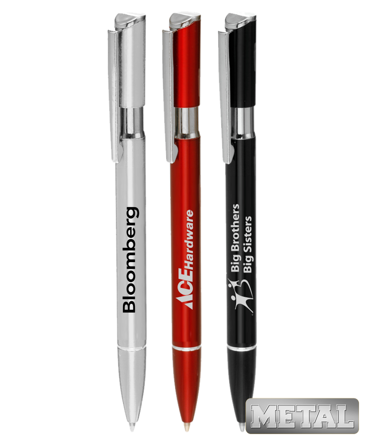 "Ritzy" Metal click Pens 1