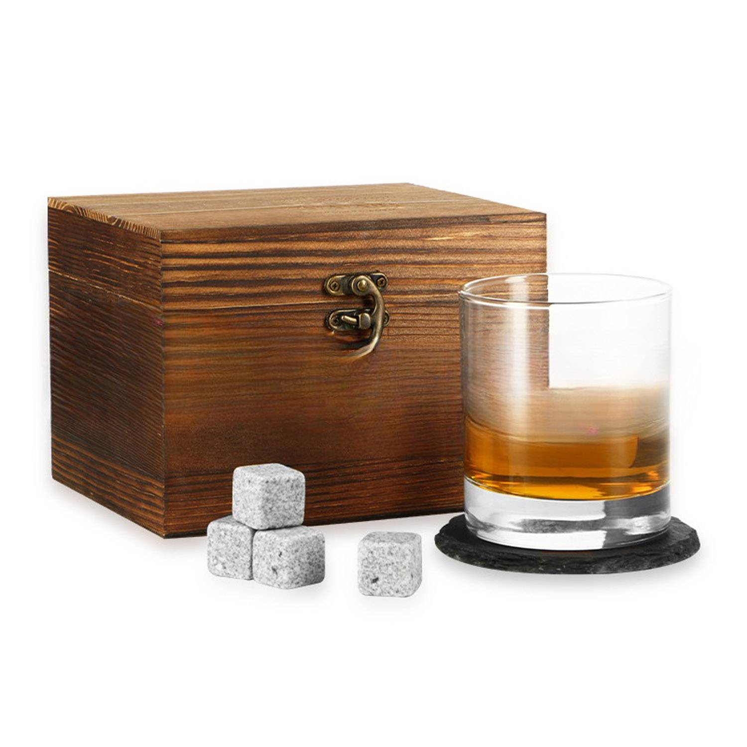Whiskey Stones Glass Gift Box Set 1