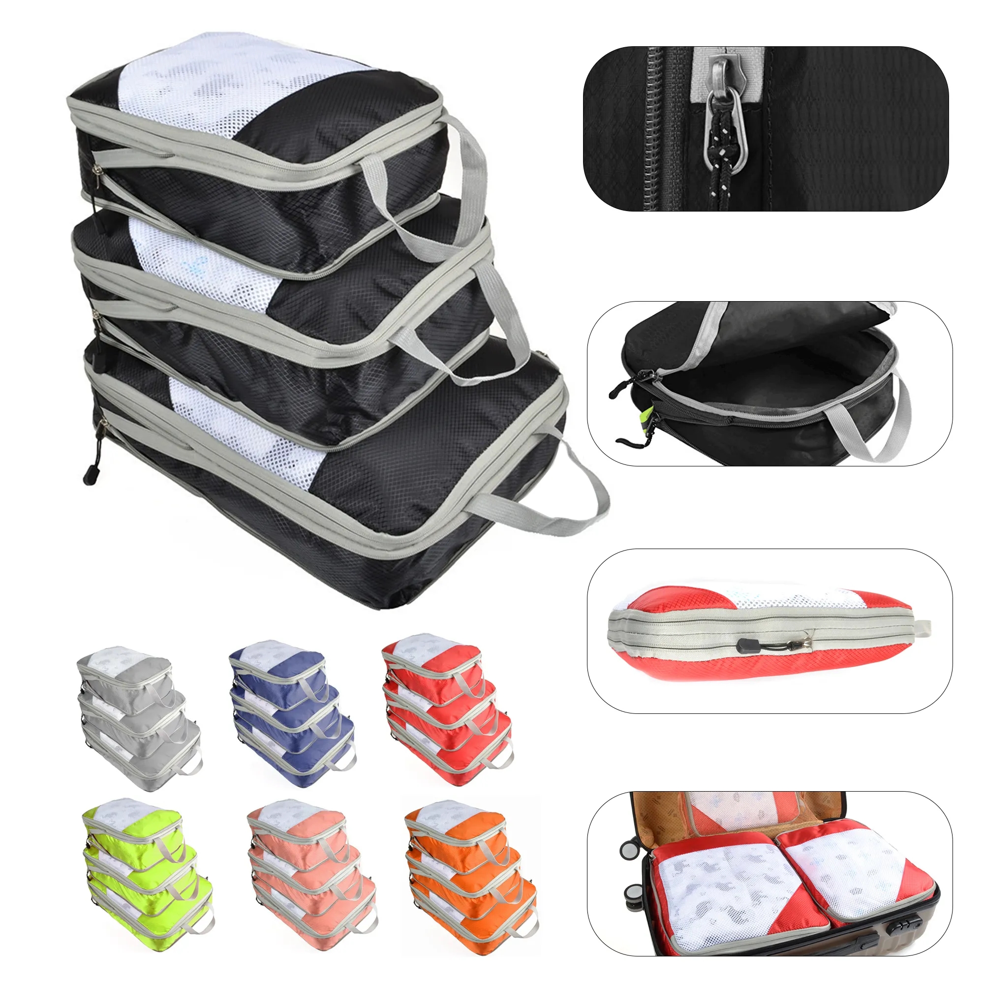 Compression Storage Bag Set of Three 6