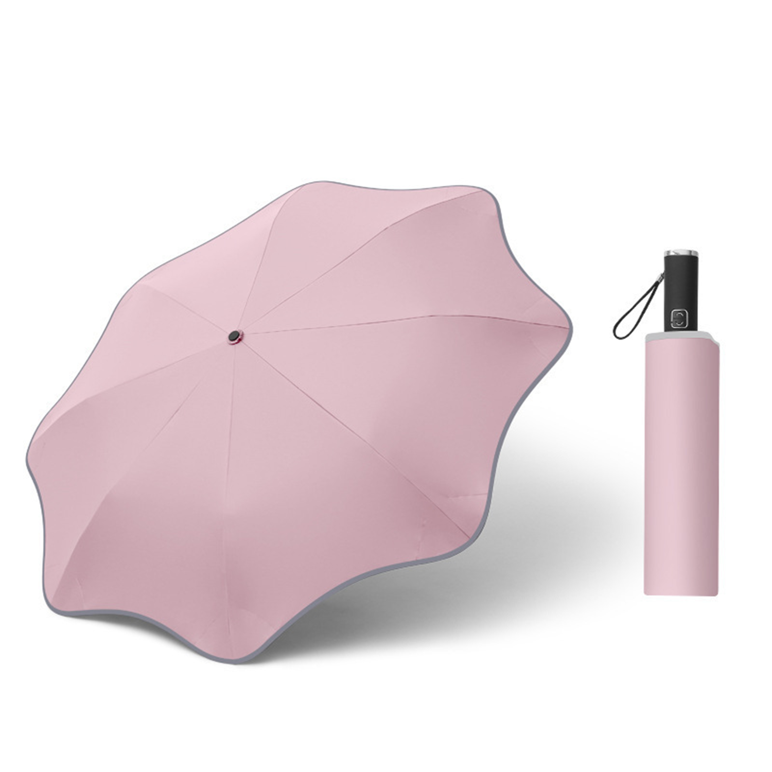 Travel Automatic Round Corner Compact Umbrella 3