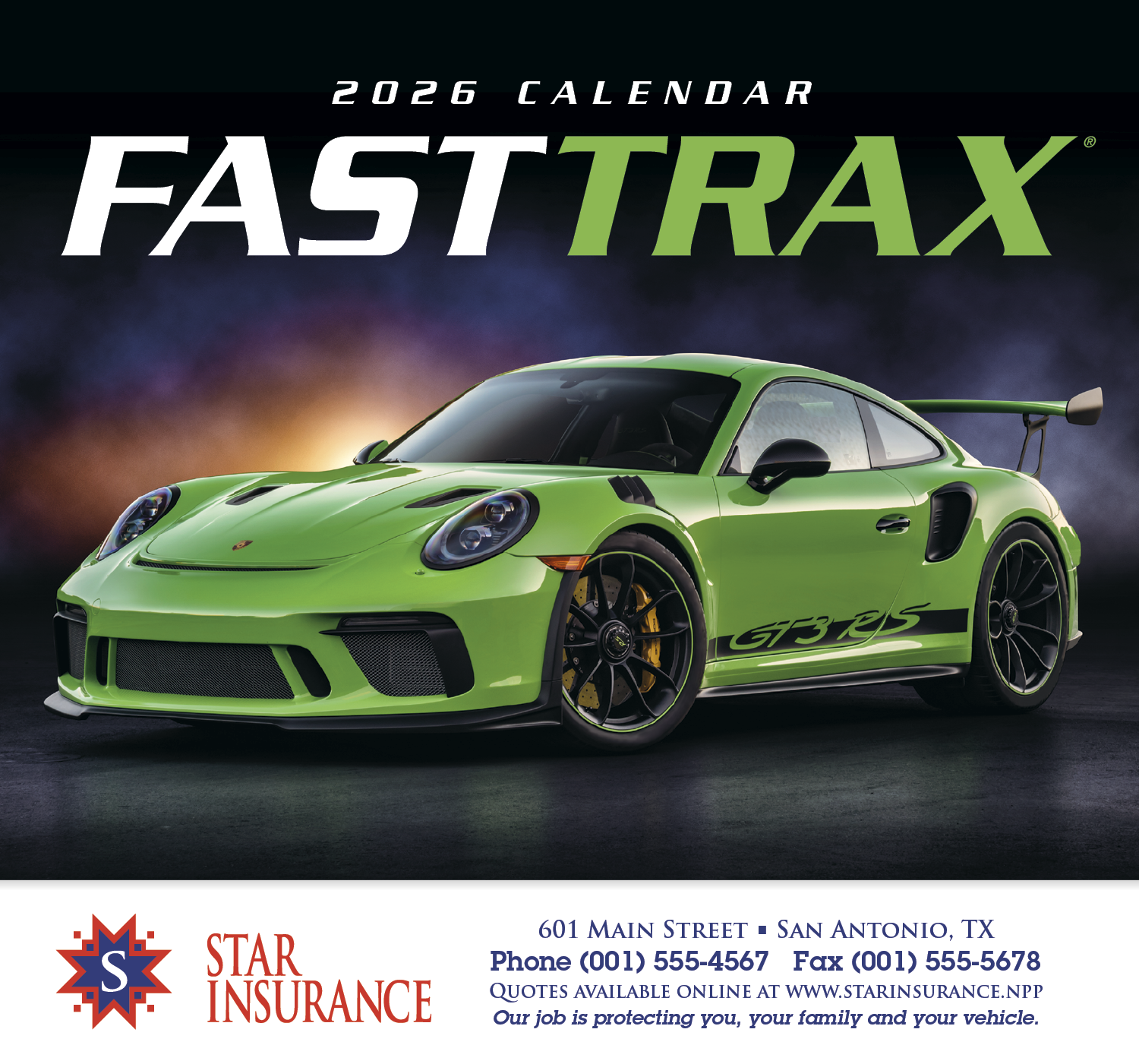HotLine® Products Fast Trax® Appointment Calendar - Stapled 14