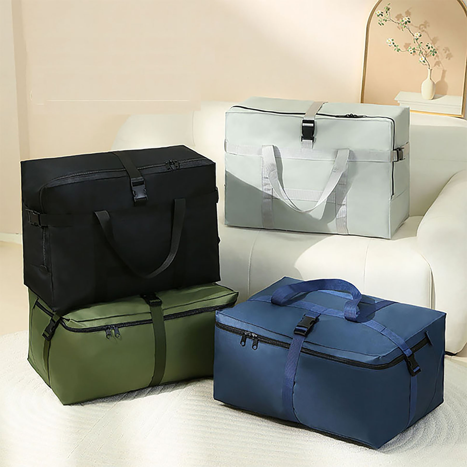 Heavy Duty Mobile Storage Bag With Backpack Strap 2