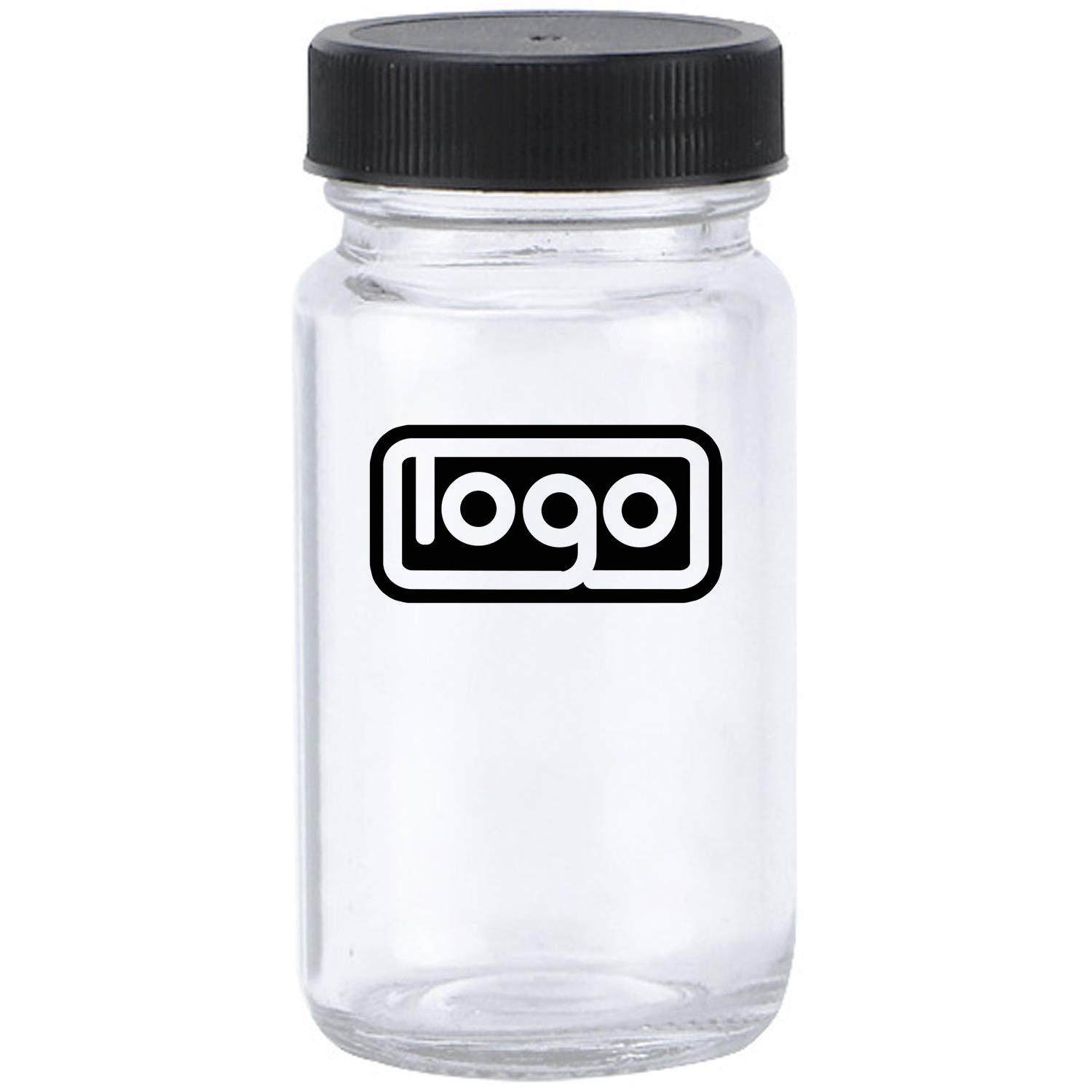 2 OZ Portable Leakproof Glass Jars w/ Lids 2