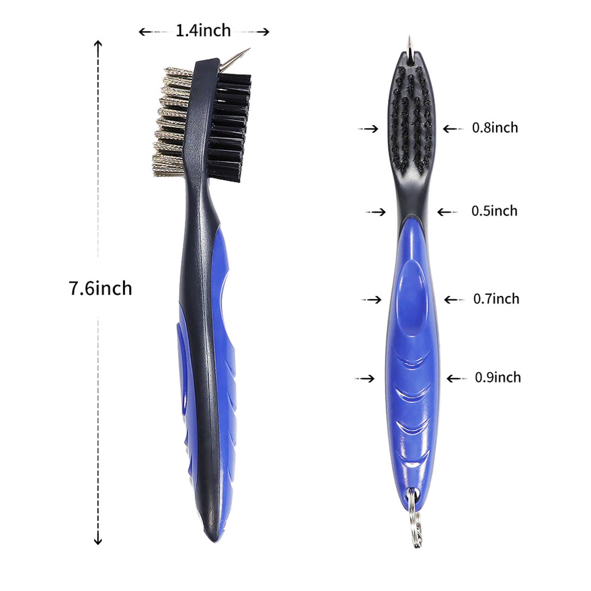 Retractable Double Side Brush With Clasp 2