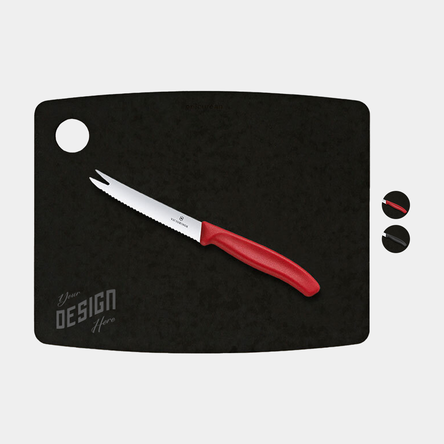 Epicurean - Victorinox® USA Made Kitchen Cutting Board with Fork Tip Knife Combo Set 2
