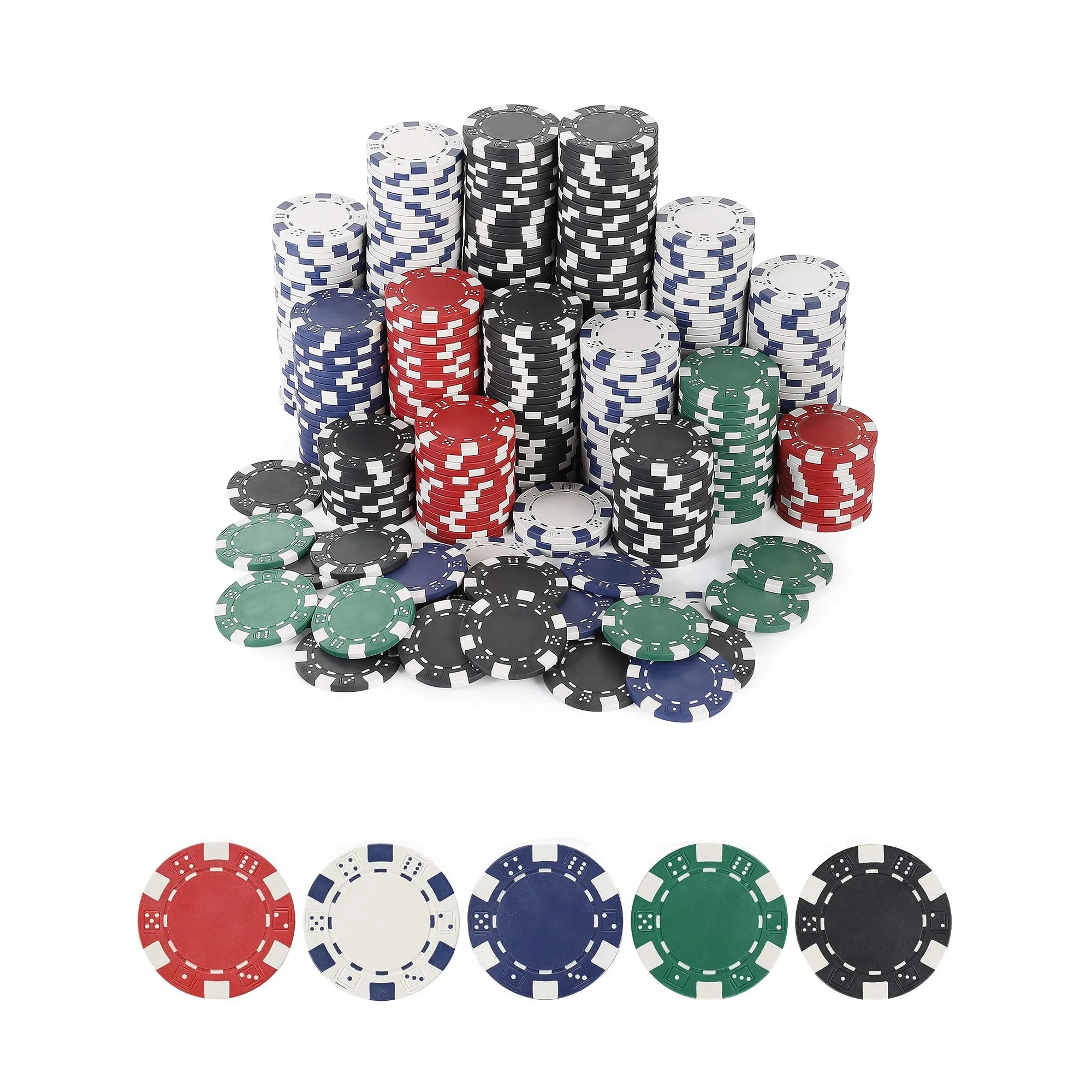 0.03Lbs Texas Casino Poker Chips Moq100