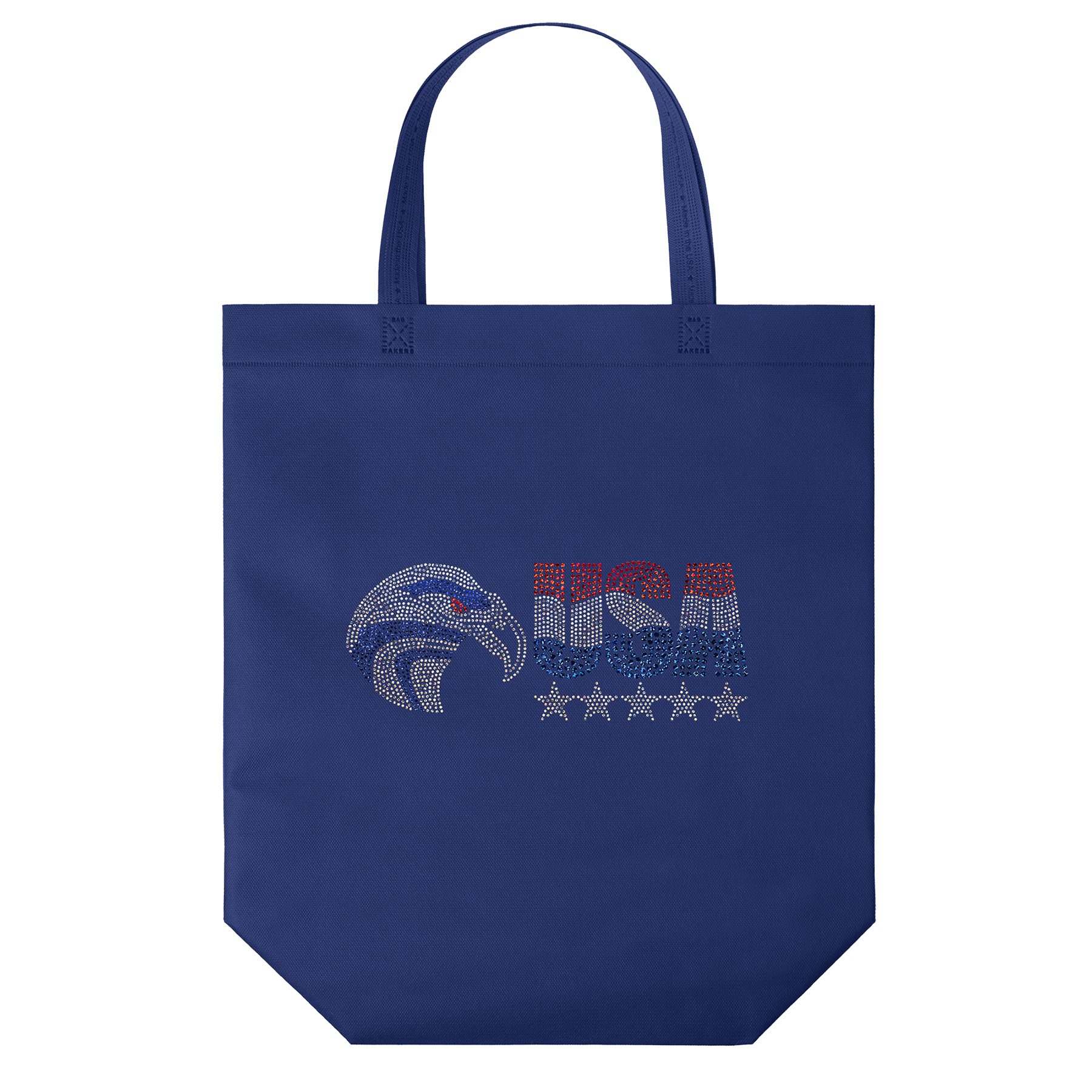 Patriot™- USA Made Non-Woven Tote - Sparkle 22
