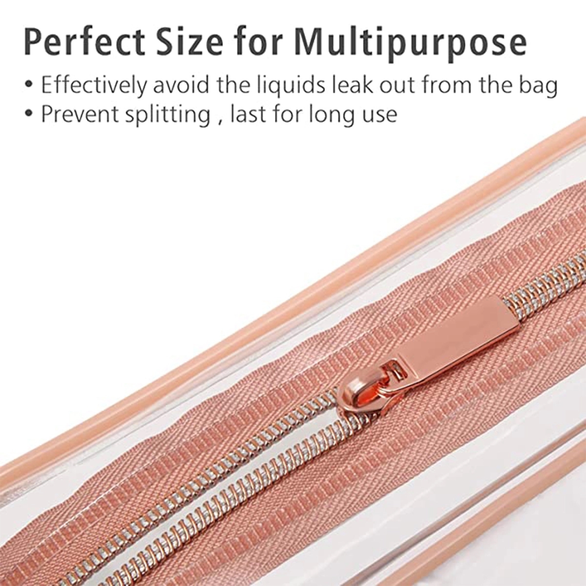 Travel Approved Toiletry Makeup Cosmetic Bag On Airport 6